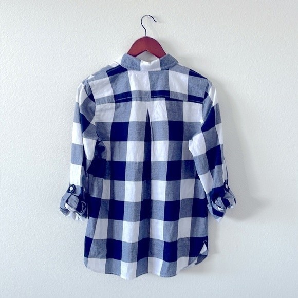 Women’s Tommy Hilfiger Plaid Pull Over Top - Picture 2 of 3
